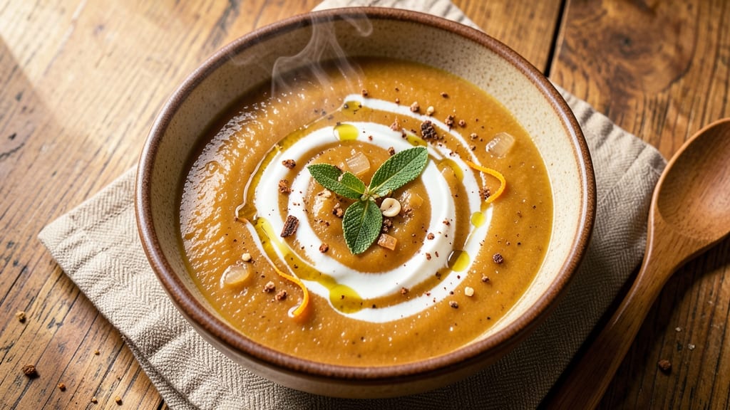 Autumn Butternut Squash Soup Recipe: Roasted Sweetness Meets Cozy Spice