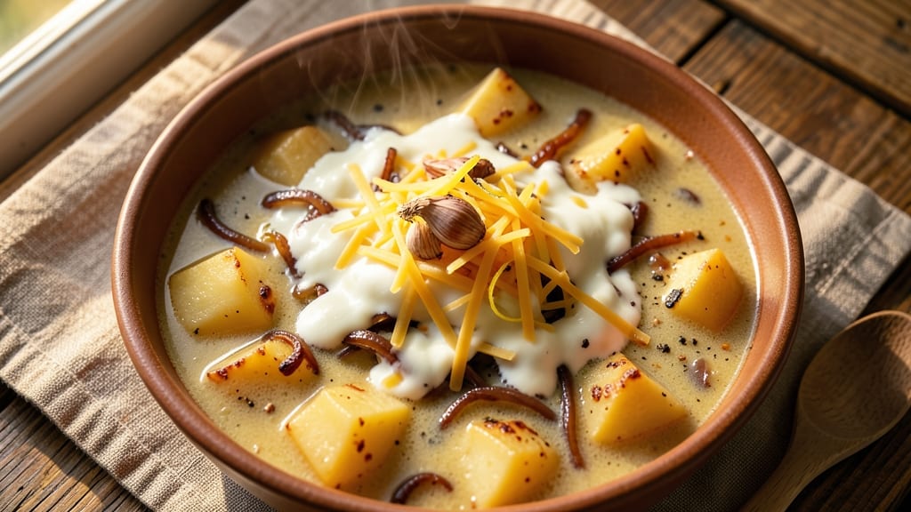 Best Cheesy Potato Soup Recipe Ever: Velvety Creaminess With Crispy Bacon Bits