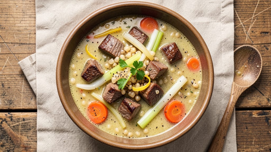 Rachael Ray's Beef and Barley Soup Recipe: Hearty Simmered Richness With Chewy Barley