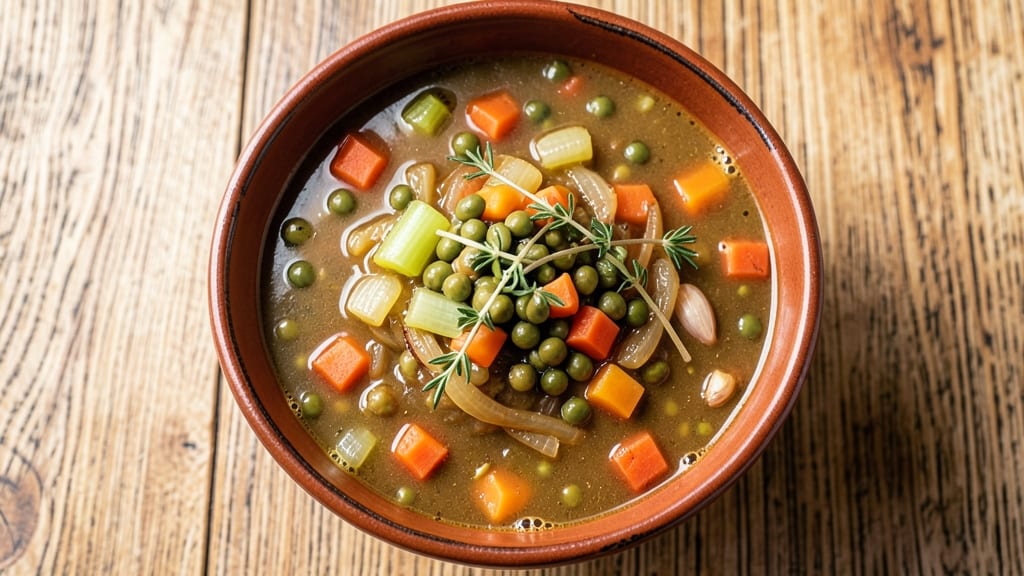 Au Bon Pain Lentil Soup Recipe: Earthy French Café Style With Crispy Herb Topping