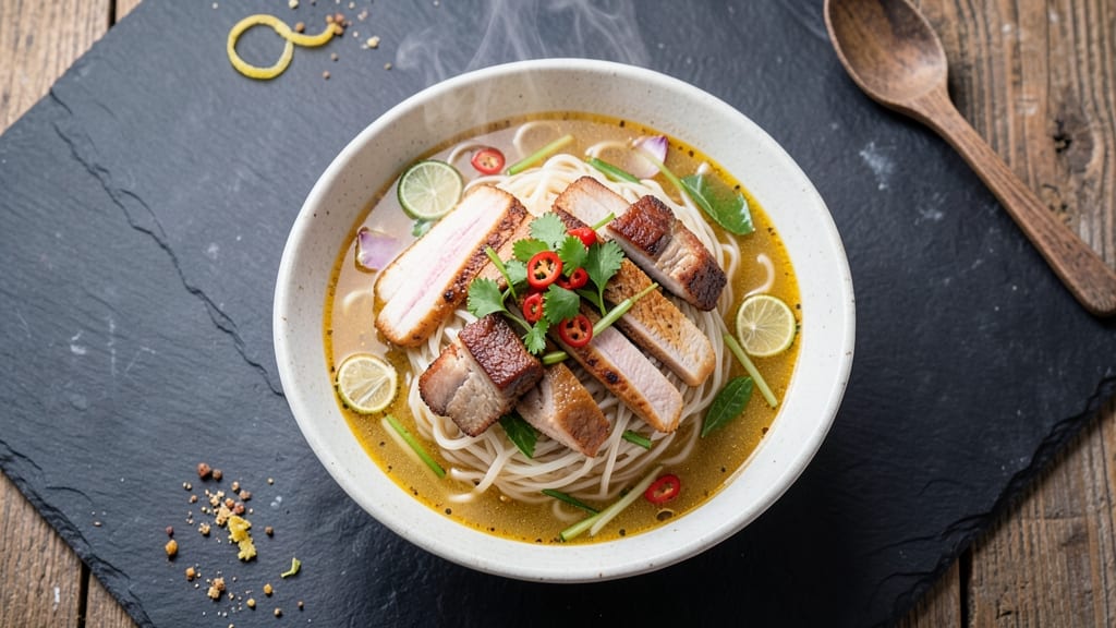 Bihun Soup Recipe: Fragrant Lemongrass and Coconut Noodle Delight