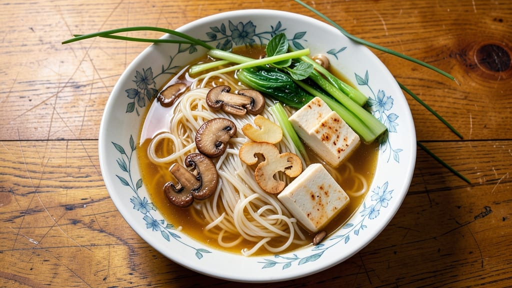 Bean Thread Noodles Soup Recipe: Silky Rice Noodles in Fragrant Ginger-Lemongrass Broth