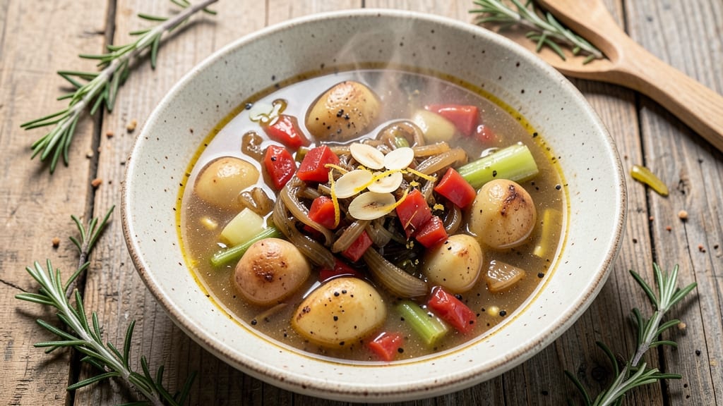 Amy's Rustic Italian Vegetable Soup Recipe: Caramelized Onions and Herb-Infused Depth