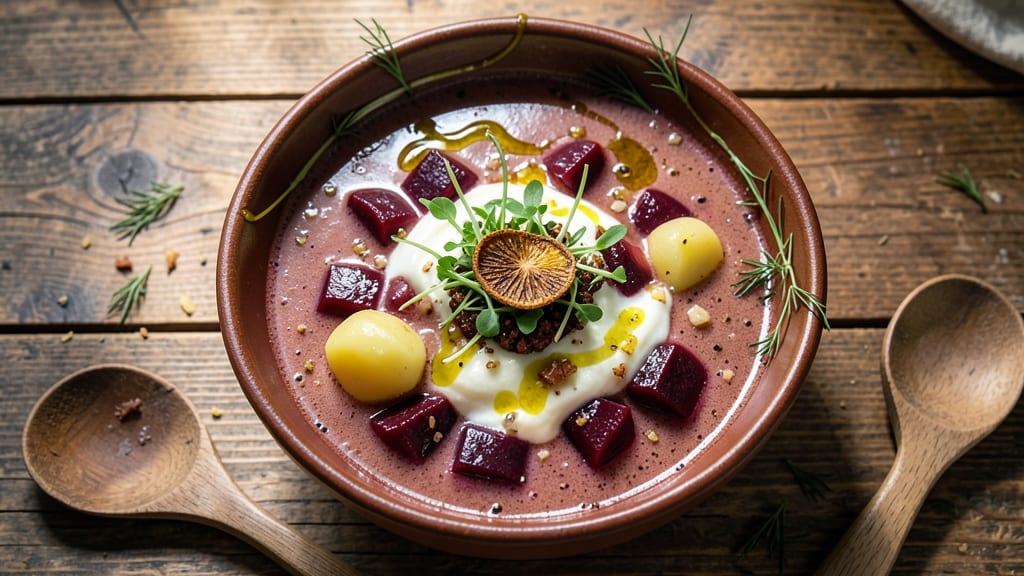 Beetroot and Potato Soup Recipe: Earthy Sweetness Meets Creamy Velvety Richness