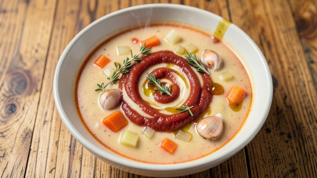 Award Winning Tomato Soup Recipe: Velvety Depth With Herbed Celery Crown Crunch