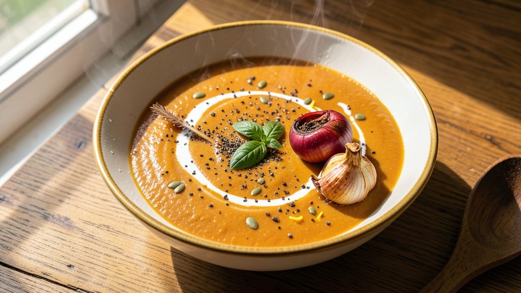 Amazing Pumpkin Soup Recipe: Spiced Velvety Smoothness With Crispy Topping