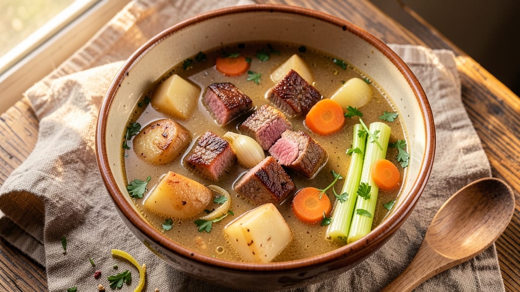 Basic Vegetable Beef Soup Recipe: Hearty One-Pot Meal in Under an Hour