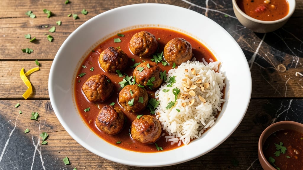 Albondigas Soup Recipe with Rice: Spanish-Style Meatballs in Tomato-Basil Broth