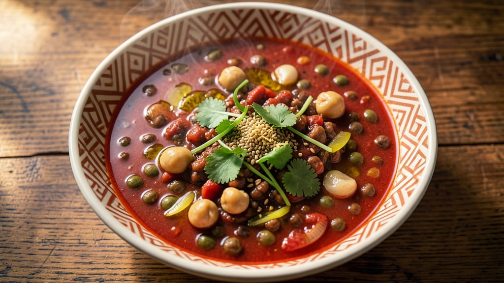 Algerian Harira Soup Recipe: Warm Spiced Lentil and Tomato Comfort