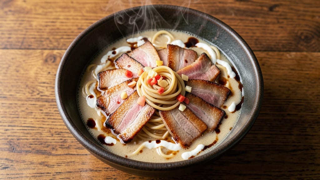 Asian Ramen Soup Recipe: Miso-Ginger Broth With Slippery Noodles and Spicy Chashu