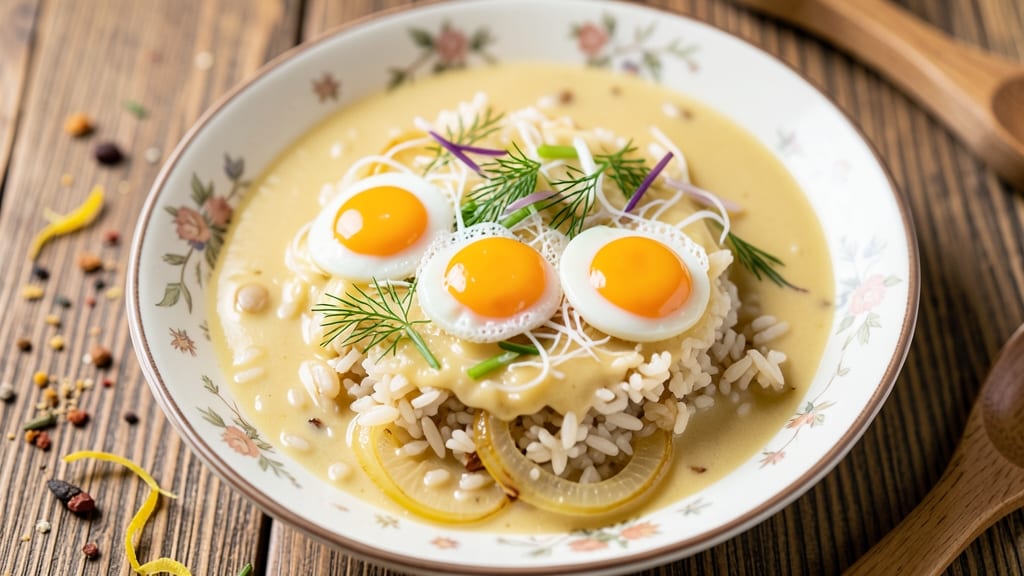 Avgolemono Soup Recipe with Rice: Bright Lemon and Egg Enrichment Over Fluffy Grains