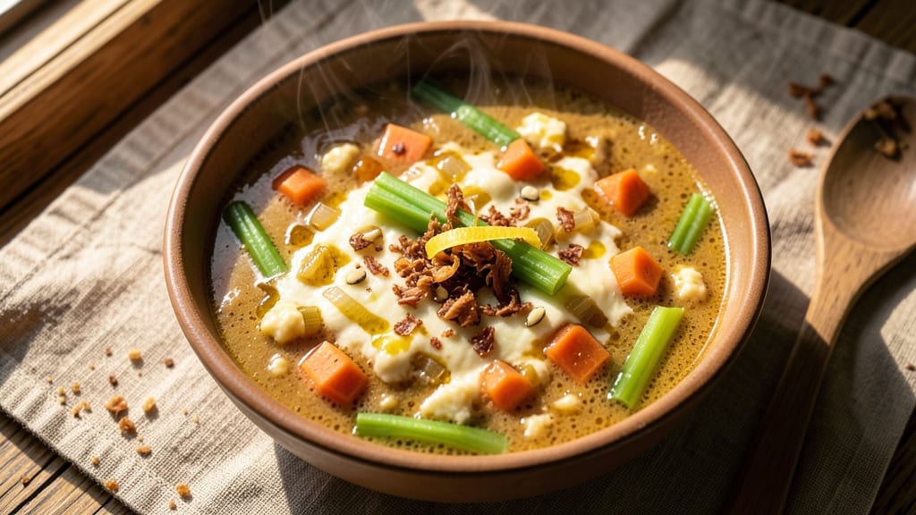 Beer Cheese Soup Recipe With Velveeta: Smoky Beer Velout With Melty Cheese Crunch