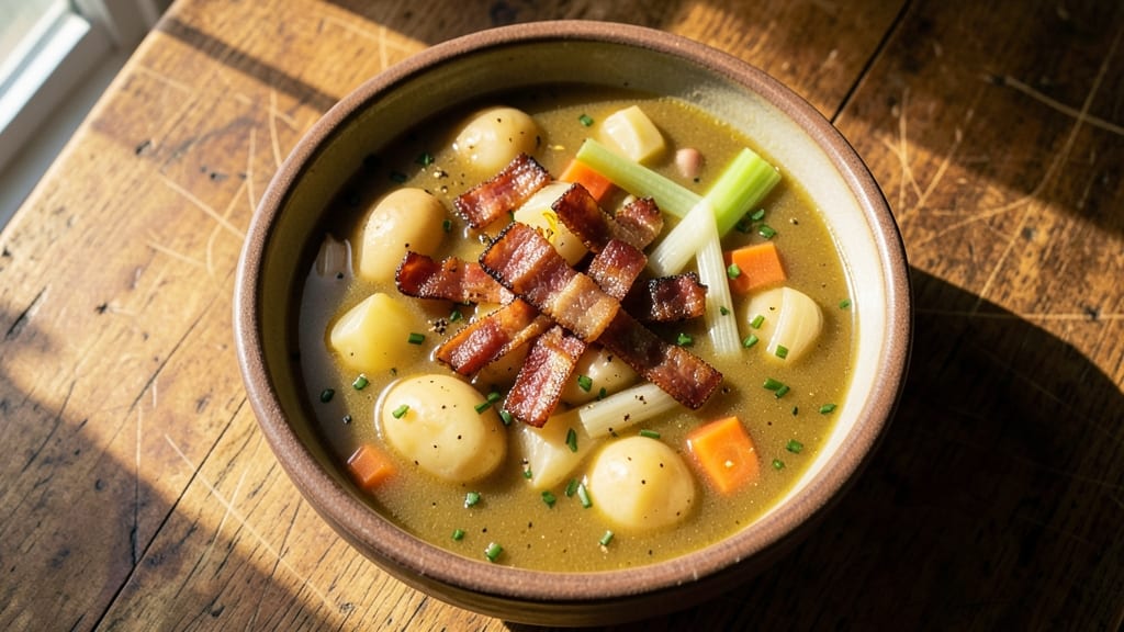 Big Potato Soup Recipe: Velvety Creamy Texture With Crispy Bacon Topping