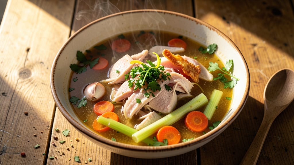 Best Jewish Chicken Soup Recipe Ever: Homestyle Richness with Crispy Matzo Crowns