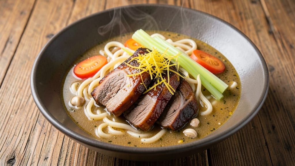 Beef Shank Noodle Soup Recipe: Slow-Simmered Umami Depth With Crisp Celery Crowns