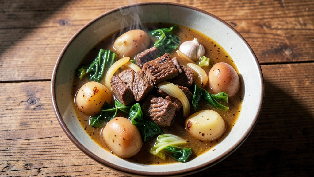 Beef and Cabbage Soup Recipe with Potatoes: Hearty One-Pot Meal in 30 Minutes