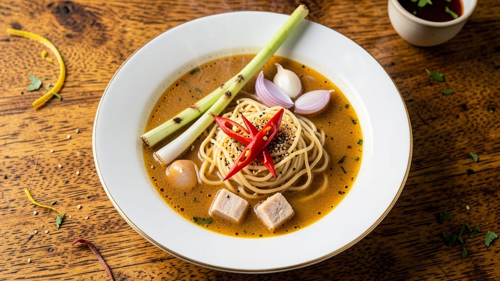 ABC Soup Recipe Singapore: Lemongrass-Kissed Noodles With Spicy Chili Oil Swirl