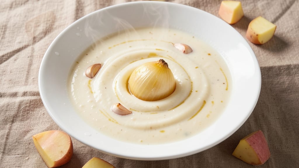 Basic Cream of Potato Soup Recipe: Ultra-Smooth Velouté With Creamy Potato Base