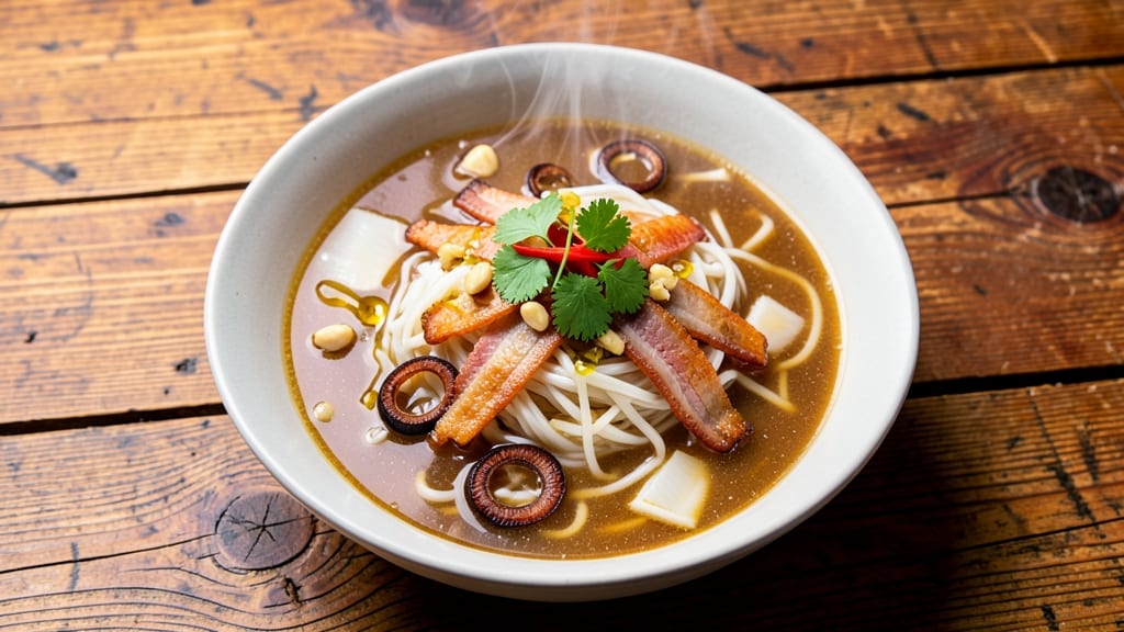 Bak Chor Mee Soup Recipe: Lemongrass-Coconut Broth With Silky Noodles