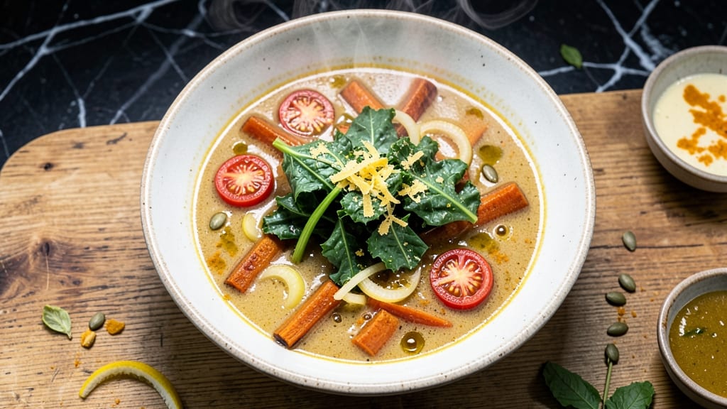 Antioxidant Soup Recipe: Immune-Boosting Veggie Blend With Turmeric and Ginger