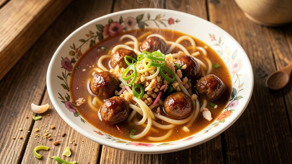Beef Ball Noodle Soup Recipe: Umami Bombs in Silky Broth