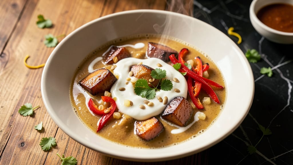 Baked Sweet Potato Soup Recipe: Silky Smoothness With Toasted Marshmallow Swirl