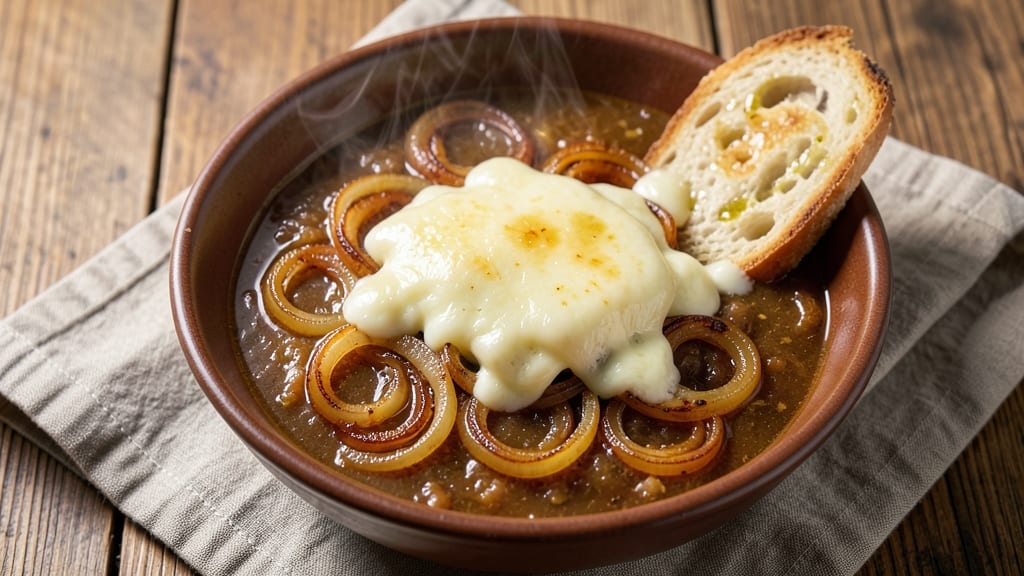 Balthazar French Onion Soup Recipe: Caramelized Onions and Gruyère Crunch