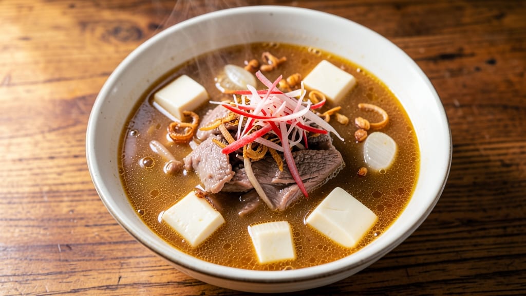 Beef Miso Soup Recipe: Umami-Rich Broth with Silky Tofu and Crispy Shallots