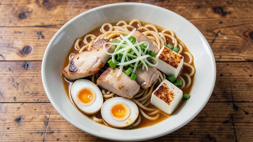 Asian Noodle Bowl Soup Recipe: Umami-Packed Noodles With Crispy Toppings
