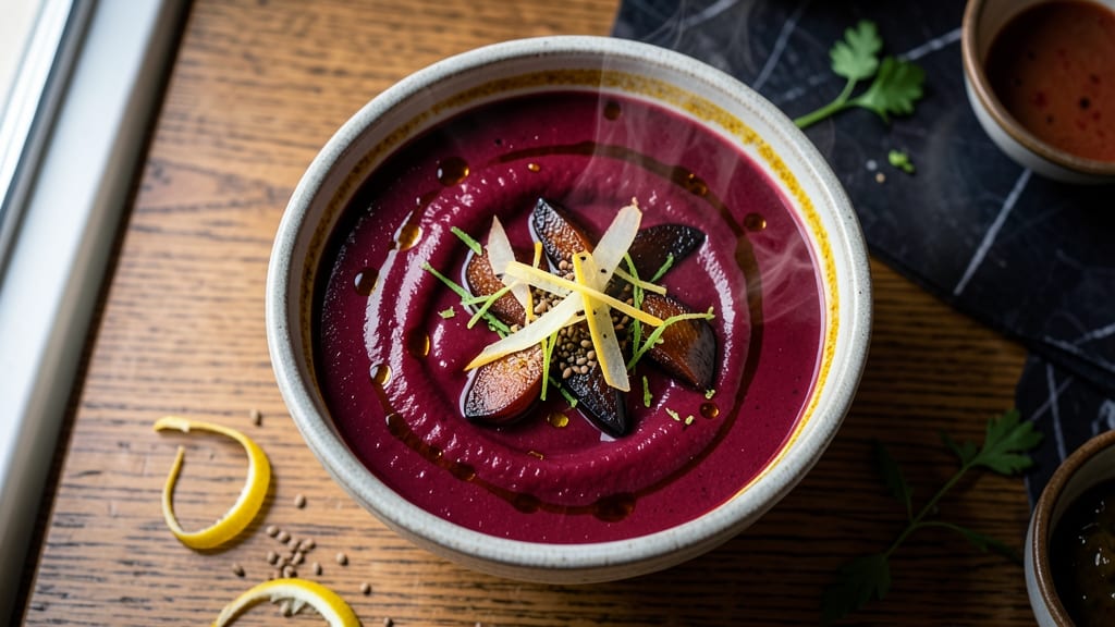 Beetroot and Ginger Soup Recipe: Earthy-Spiced Velvety Bowl
