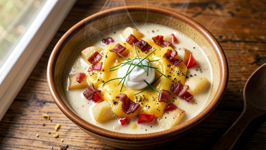 Betty Crocker Loaded Baked Potato Soup Recipe: Crispy Bacon and Cheese Topping Magic